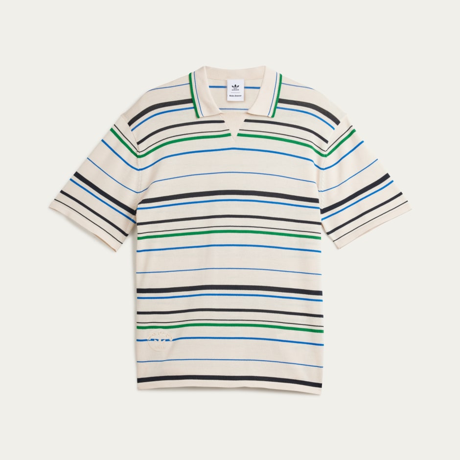 Clothing - Wales Bonner Knit Polo Shirt - White | adidas Oman