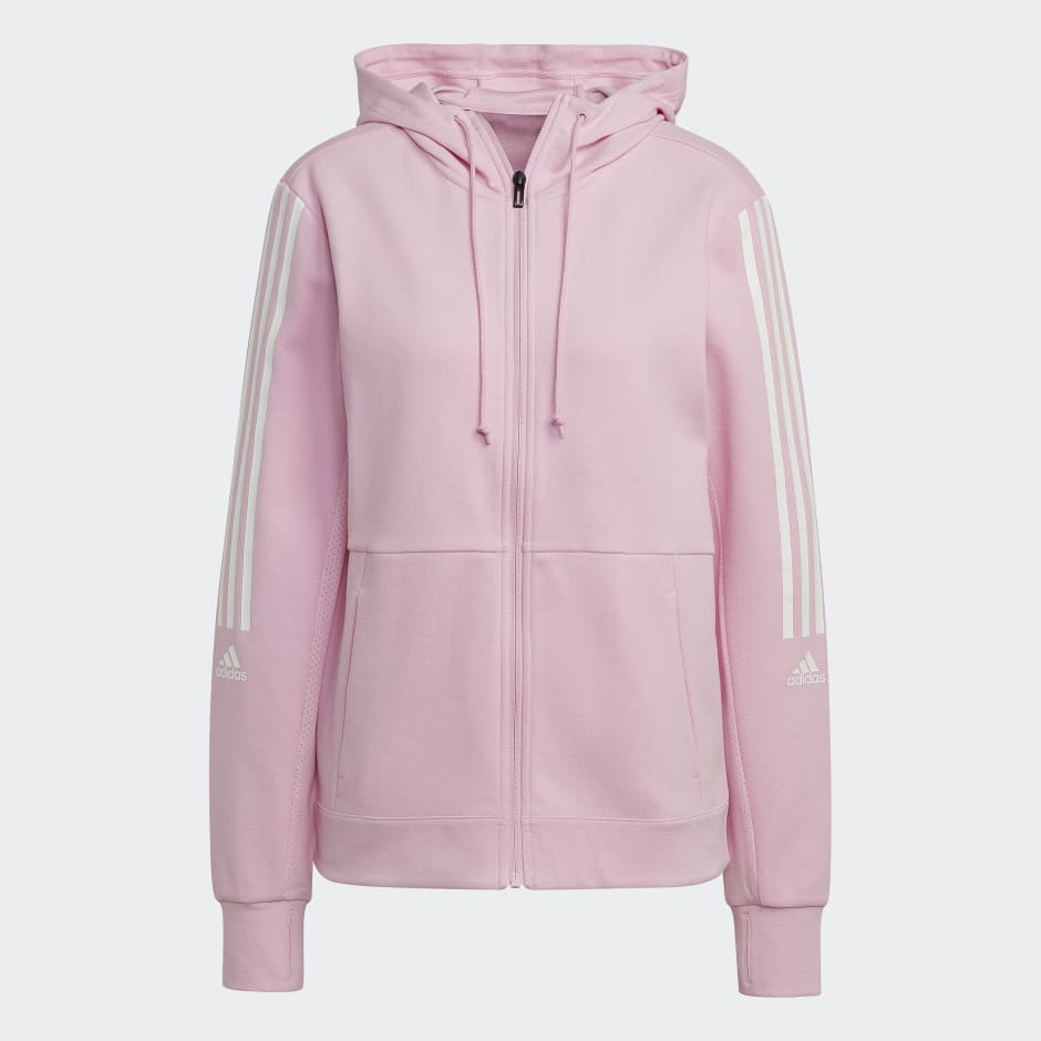 adidas AEROREADY Made for Training Hoodie - Pink | adidas ZA