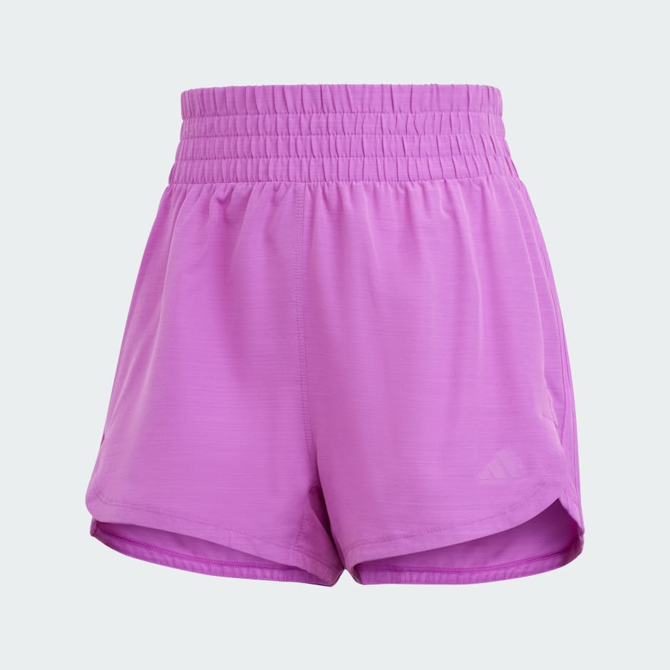 Pacer Training 3-Stripes Woven High-Rise Shorts