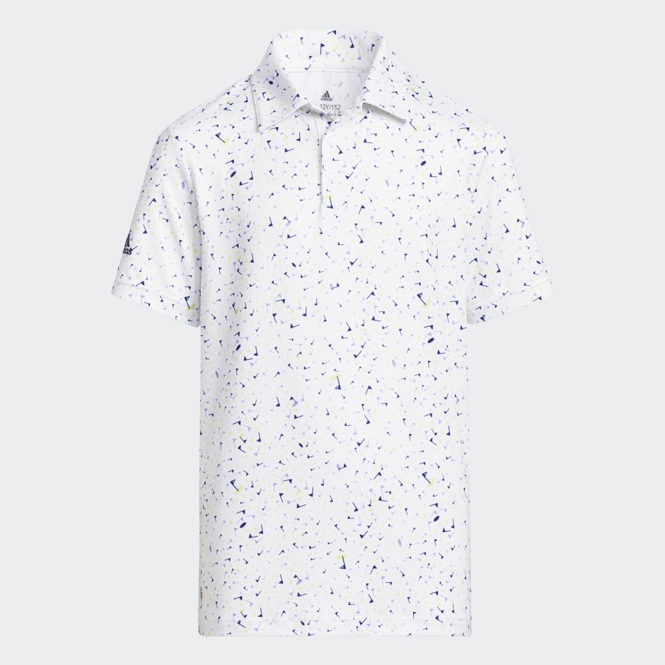 Flag-Print Polo Shirt