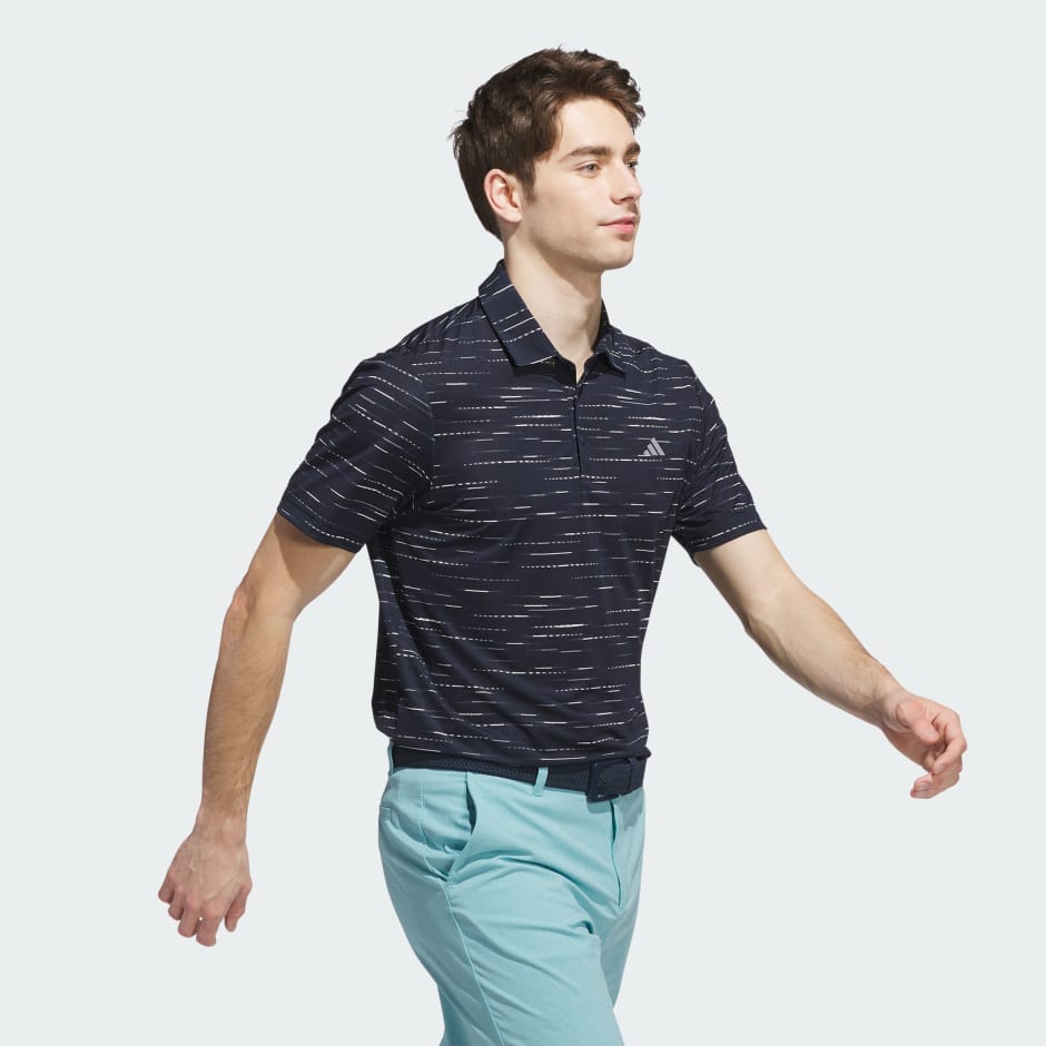 Ultimate365 Mesh Glimmer Print Polo Shirt