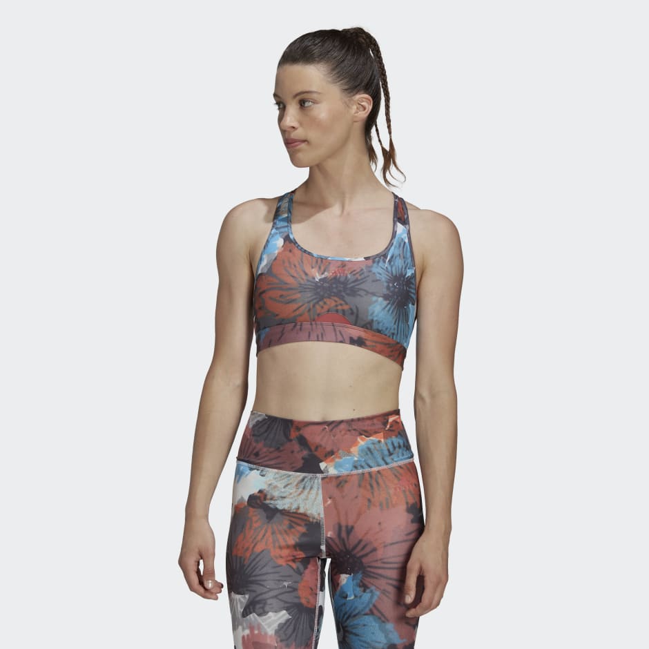 Powerreact Training Medium-Support Allover Print Bra