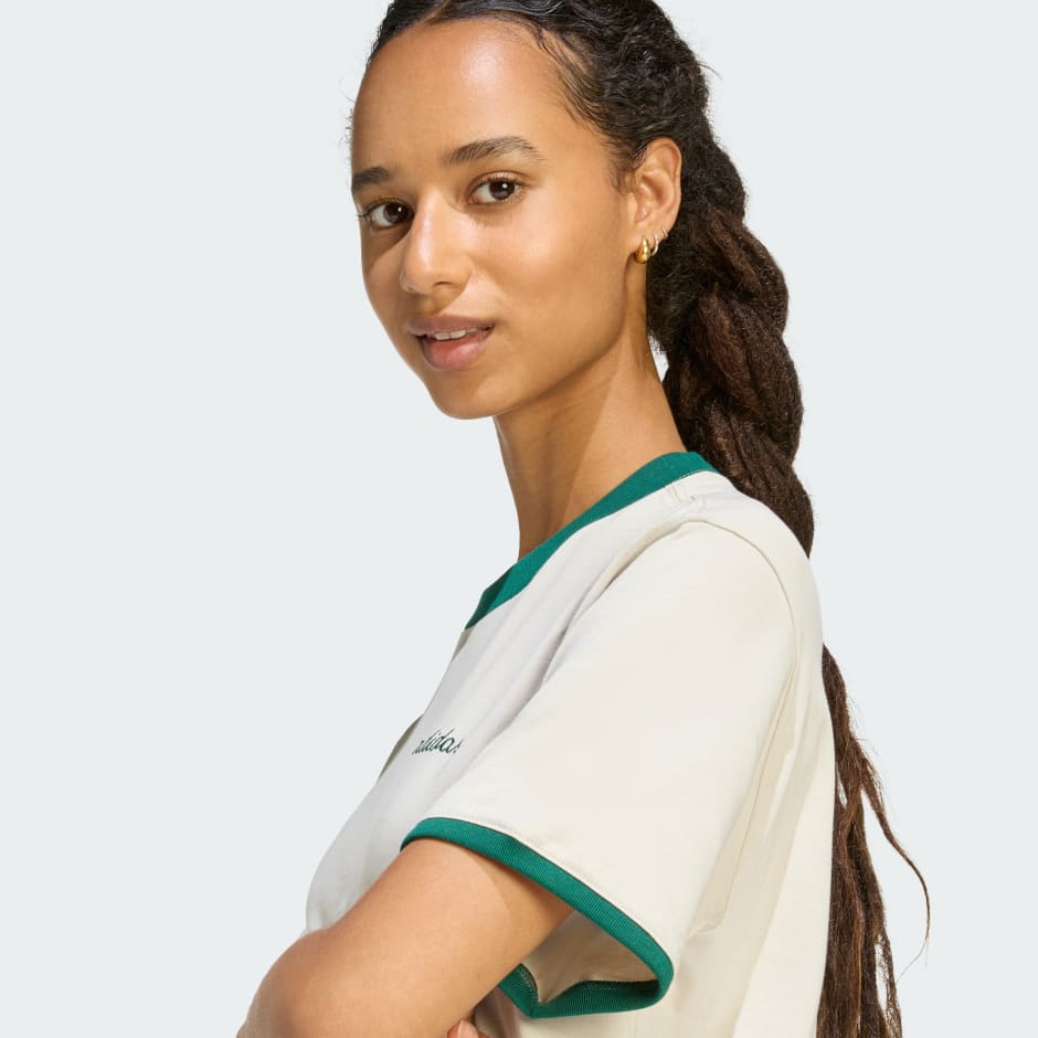 Seasonal Essentials Colorpop T-Shirt with Embroidered Graphic