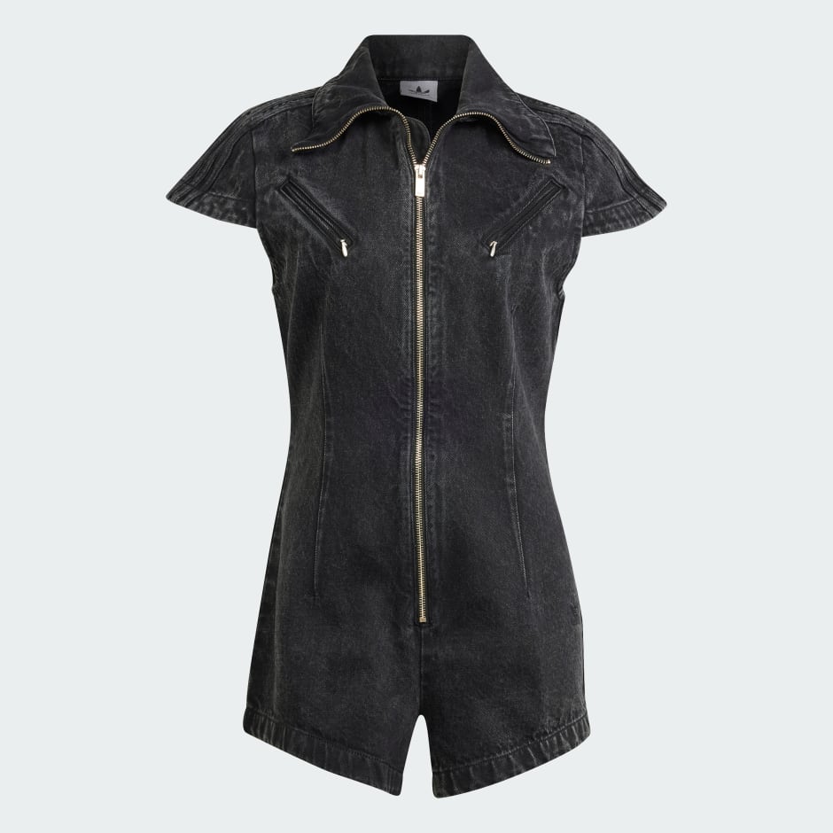 Fashion Montreal Denim Playsuit