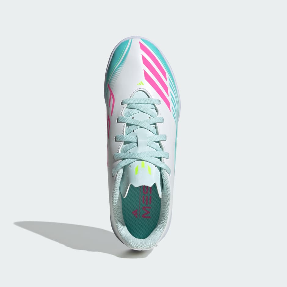 Guayos de F&uacute;tbol F50 Messi Club para Cancha Cubierta para ni&ntilde;os