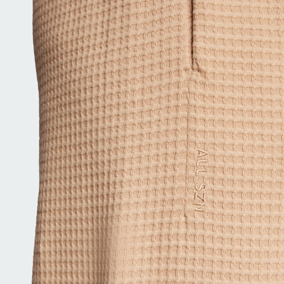 ALL SZN Waffle Knit Open Hem Pants