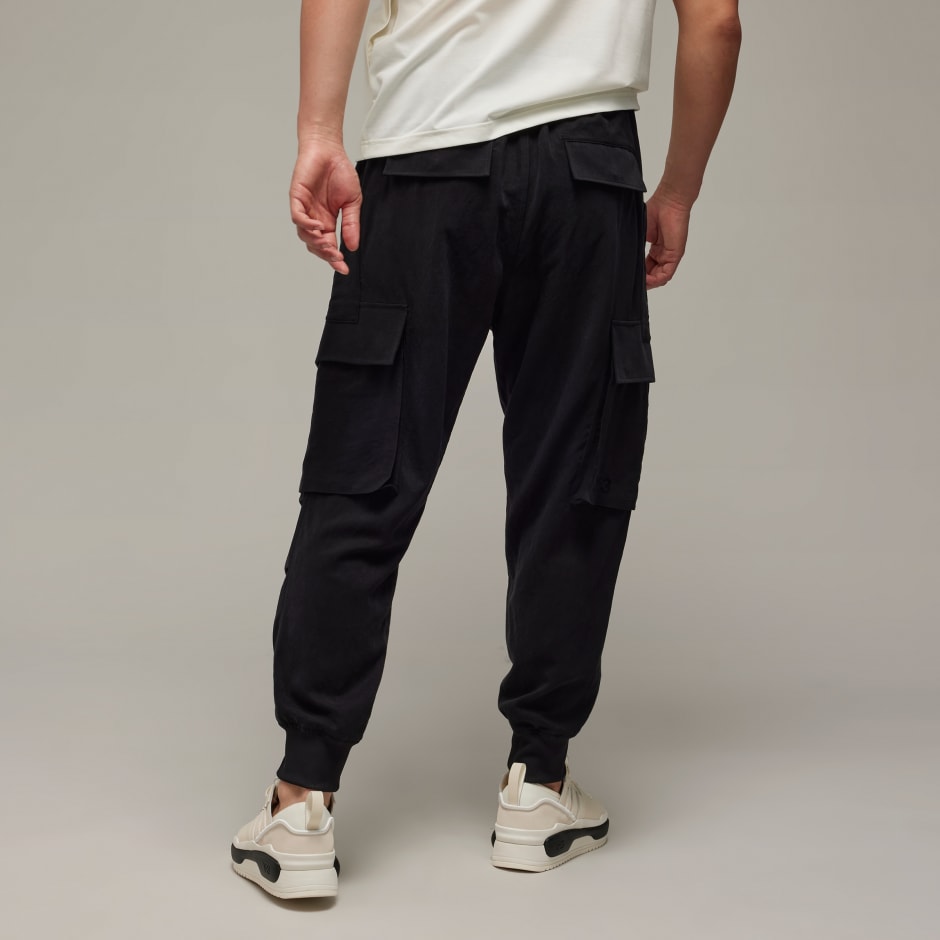 Y-3 Washed Twill Cuffed Cargo Pants