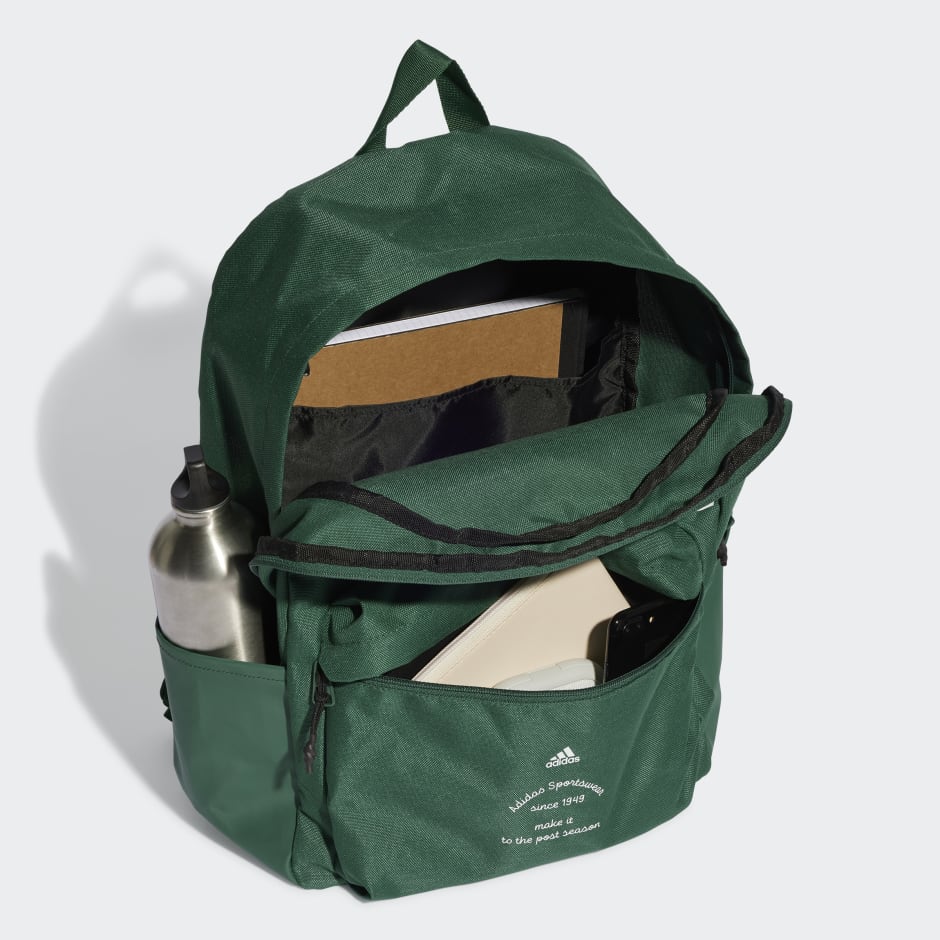 Beurs bloed Versterken Accessories - Classic Brand Love Initial Print Backpack - Green | adidas  Bahrain