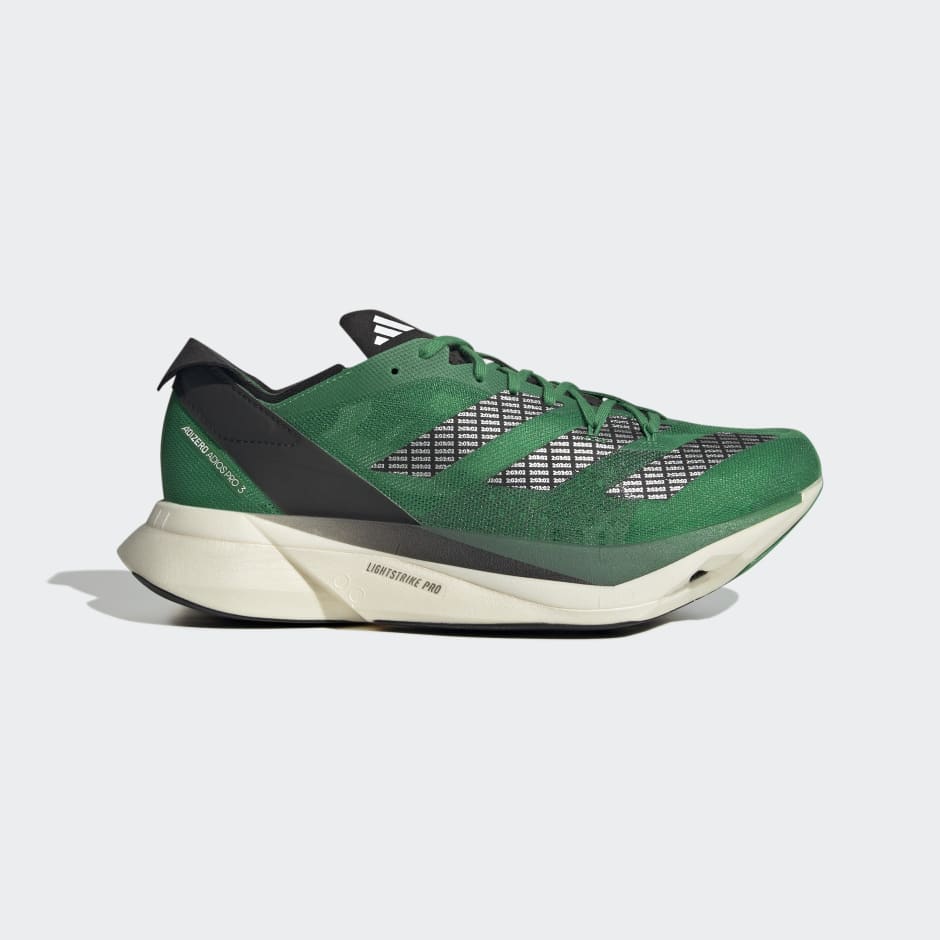 Shoes - Adizero Adios Pro 3 Shoes - Green | adidas Oman