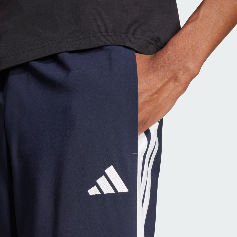 Essentials Elasticated Cuff Woven 3-Stripes Pants