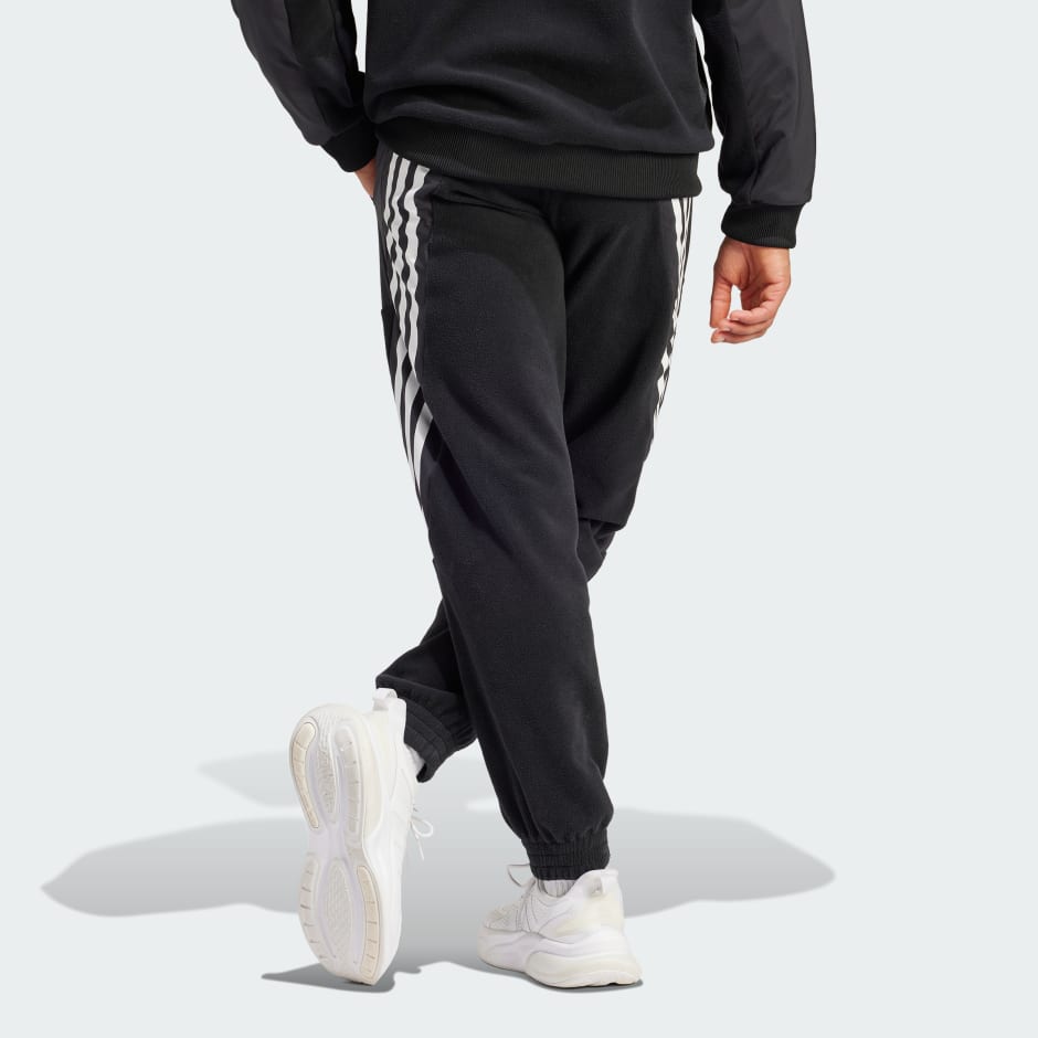 adidas Sportswear future icons 3 stripes joggers in black