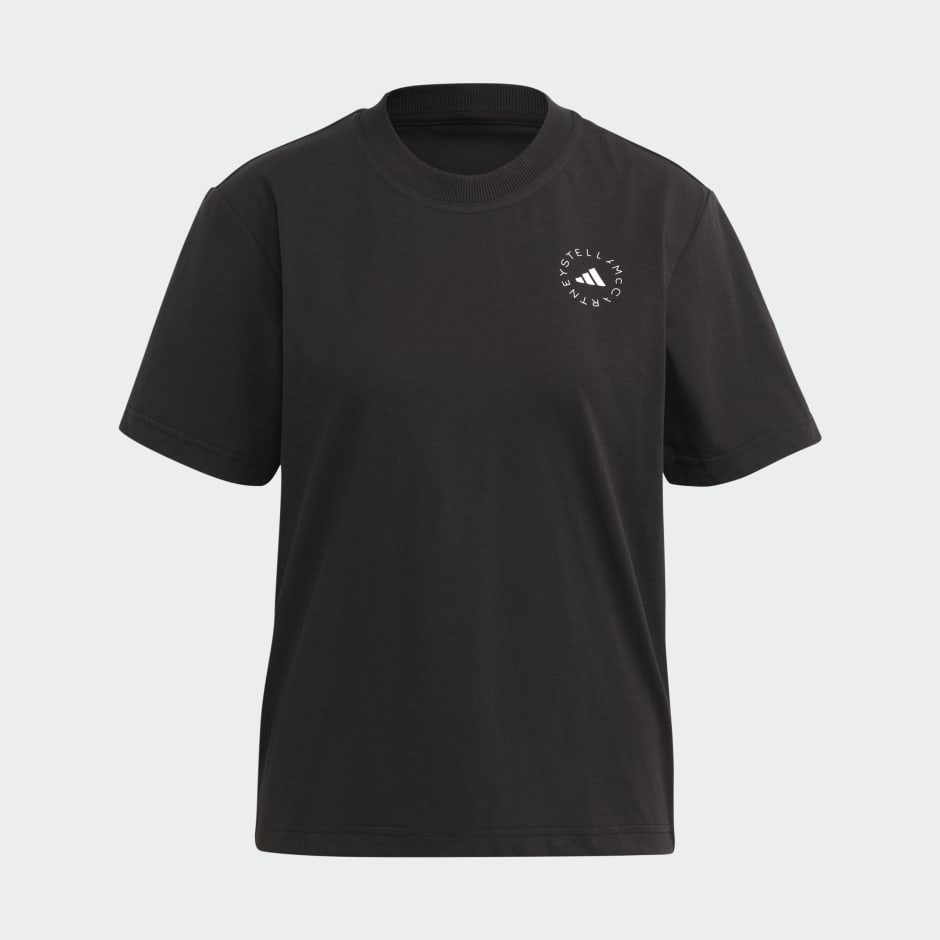 Stella McCartney T-shirt With Logo in Black