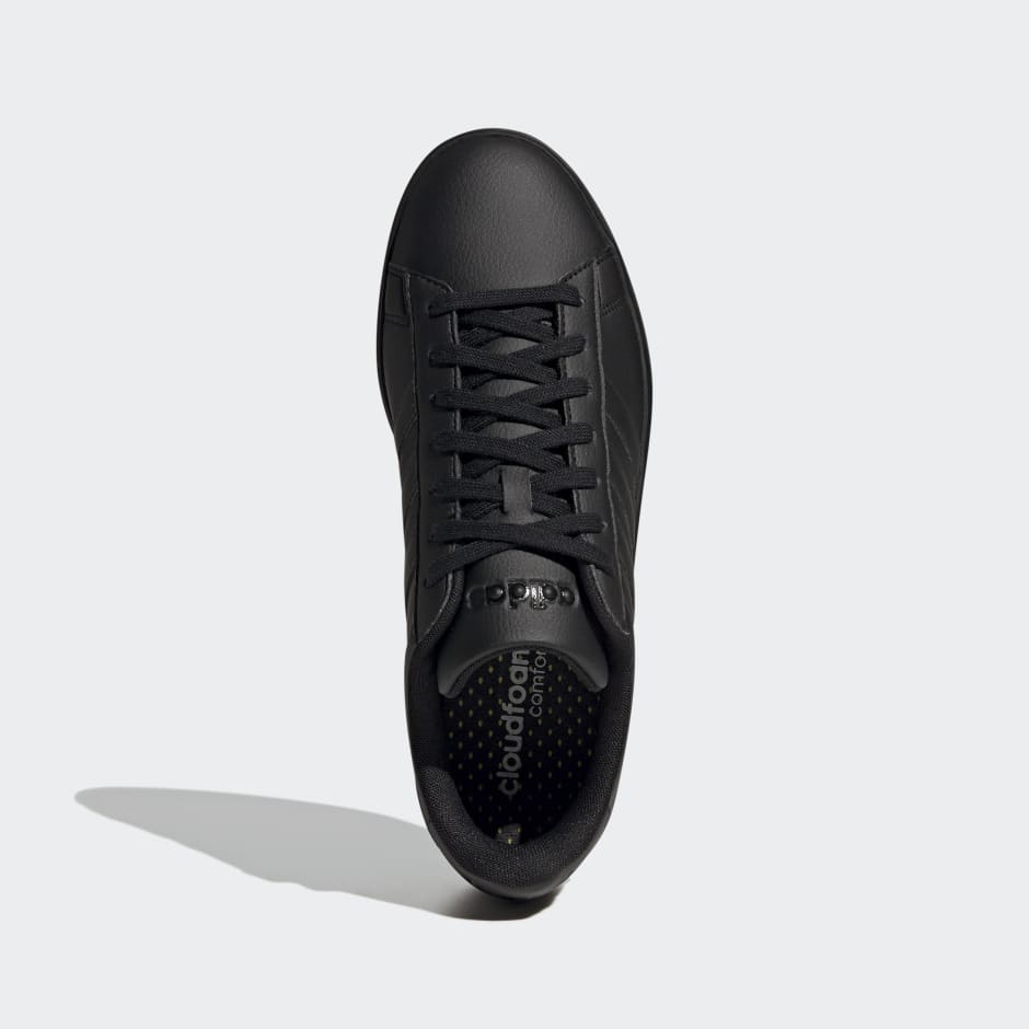 adidas Grand Court Cloudfoam Comfort Shoes - Black | adidas UAE