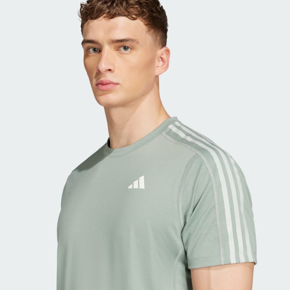 Own the Run 3-Stripes Tee