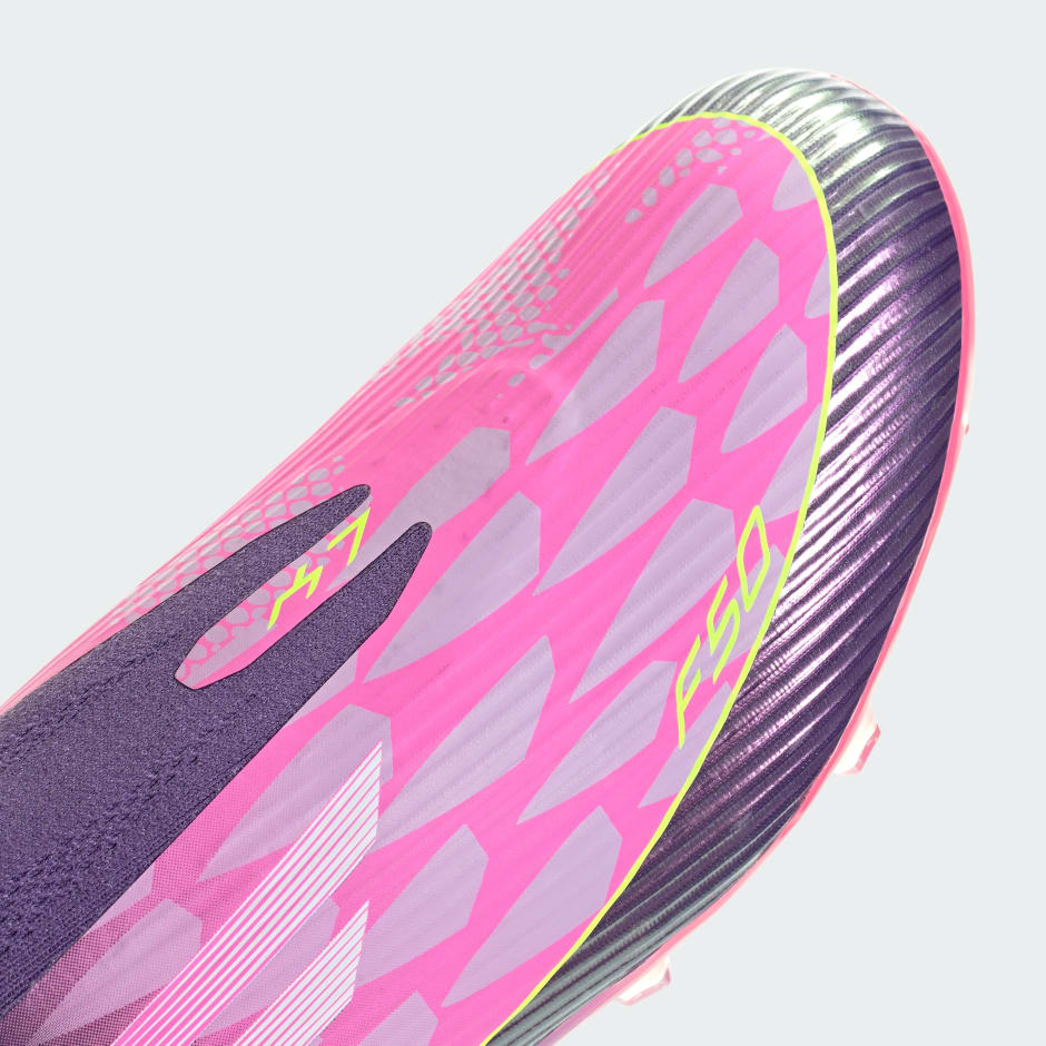 Ghete de fotbal F50 LEAGUE fără șireturi, pentru teren dur