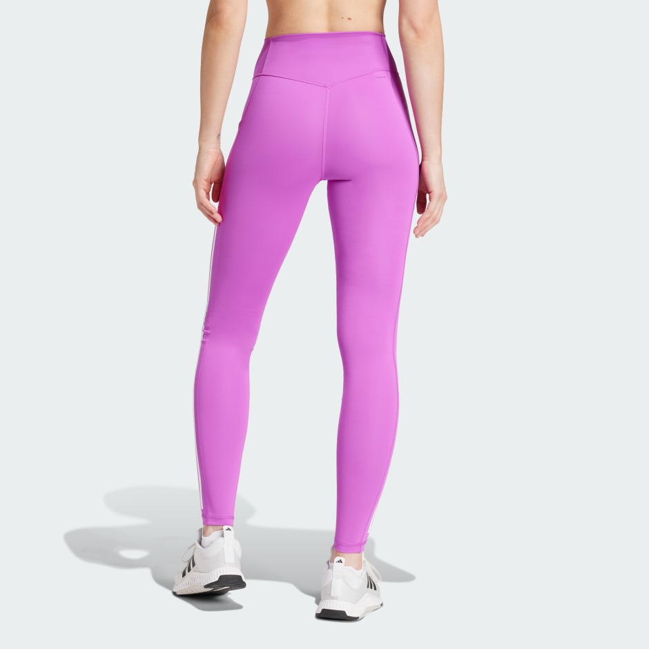 Optime 3-Stripes Full-Length Leggings