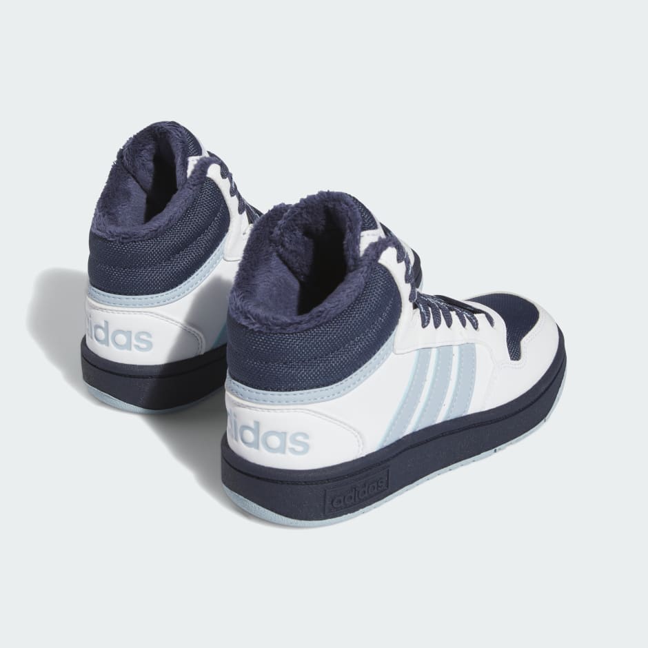 Kids Shoes - Hoops Mid 3.0 Shoes Kids - White | adidas Saudi Arabia