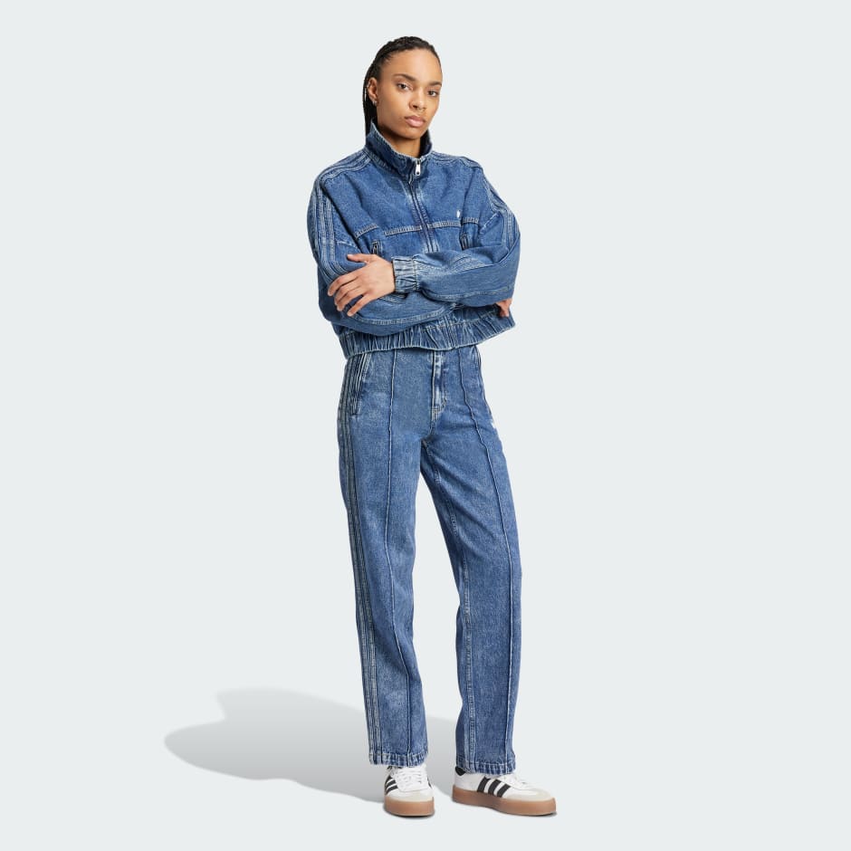 Premium Essentials Denim Straight Leg Pants