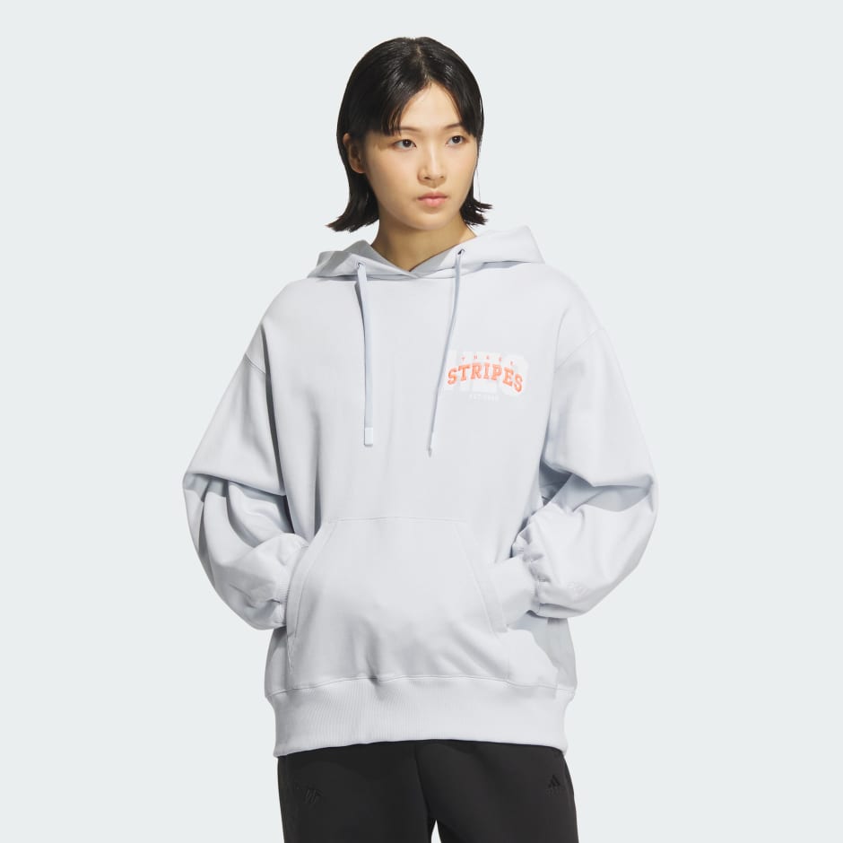 Adidas Collegiate Loose Fit French Terry Hoodie