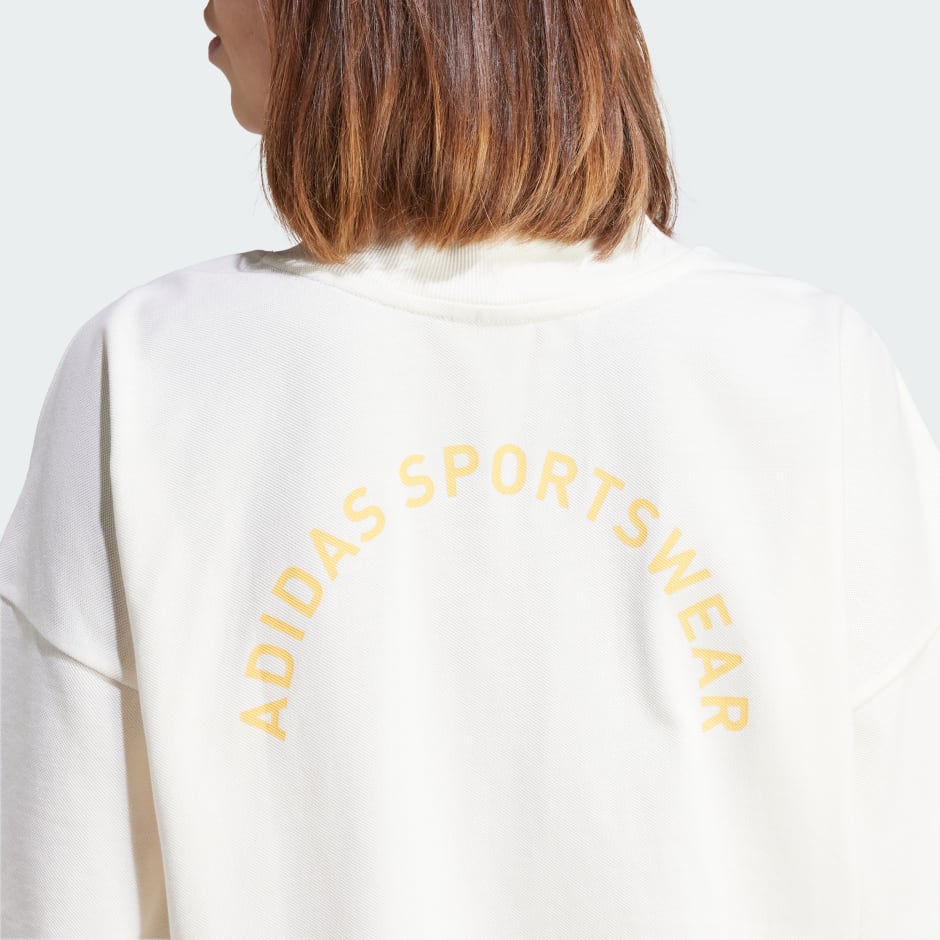 Sportswear Resort Graphic Crop Half-Zip Tee