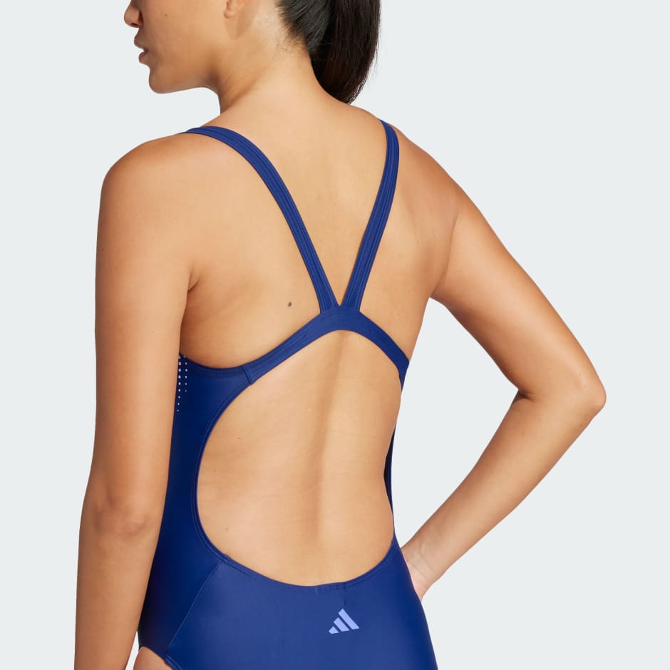3-Stripes Graphic V-Back Swimsuit