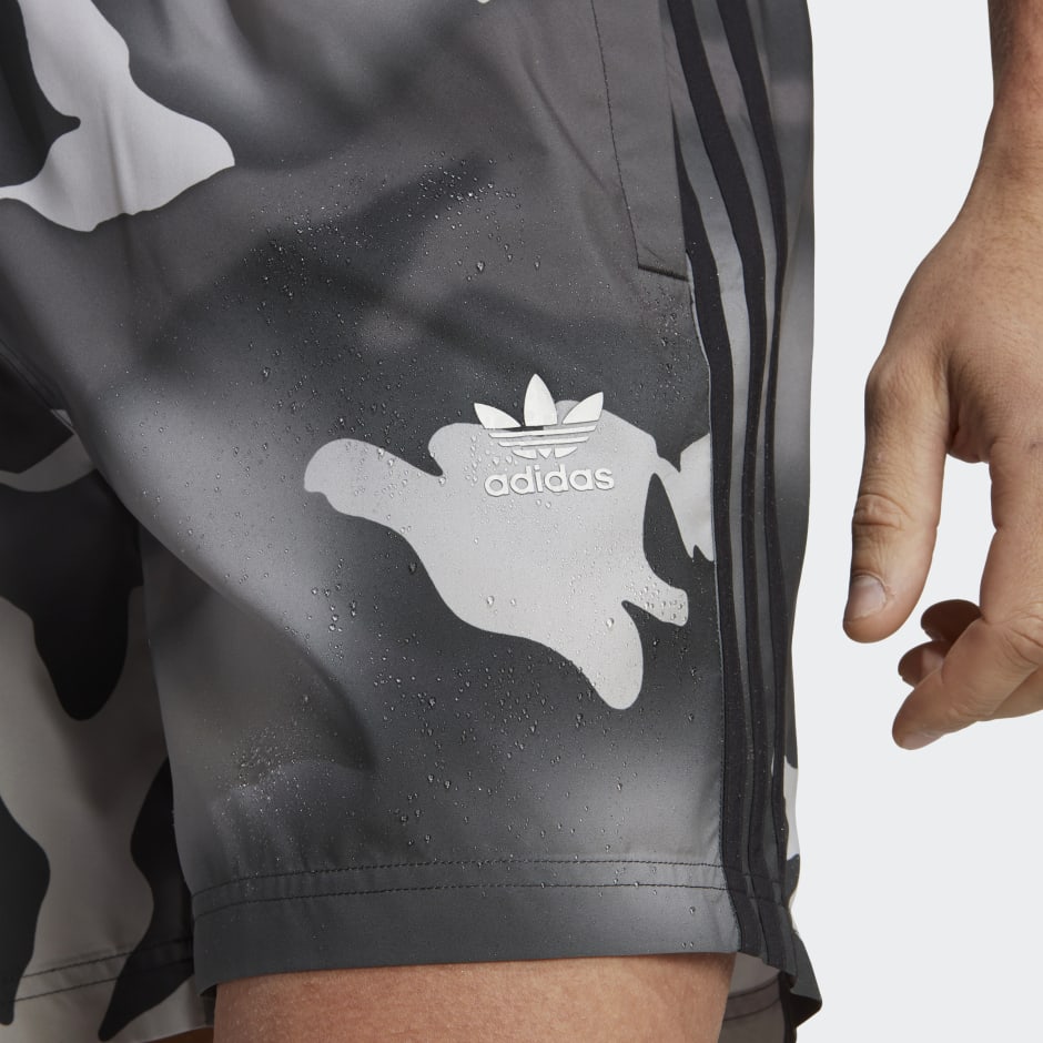 studie Mos deken Men's Clothing - Originals Camo Swim Shorts - Black | adidas Saudi Arabia
