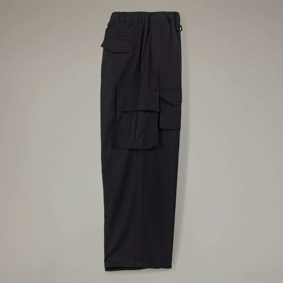 Pantaloni cargo din twill cu efect prespălat Y-3