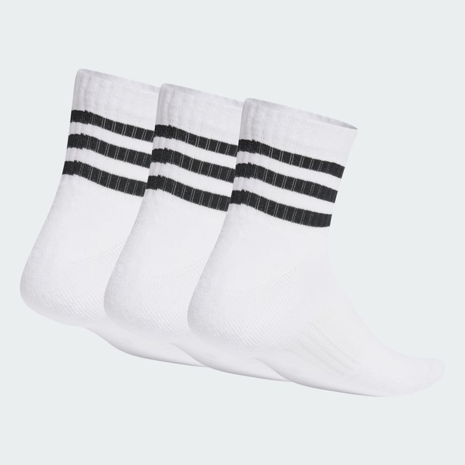 3-Stripes Cushioned Sportswear Low-Cut Socks 3 Pairs