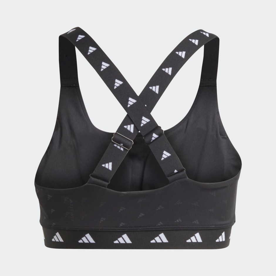 adidas PowerImpact Luxe Training Medium-Support Bra - Black | adidas UAE