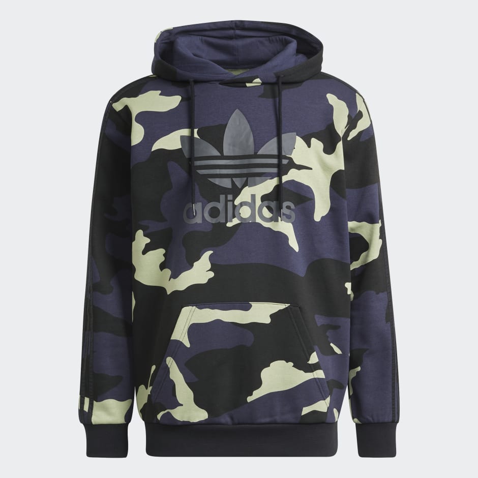 mediodía Amanecer preferir adidas Graphics Camo Hoodie - Blue | adidas OM