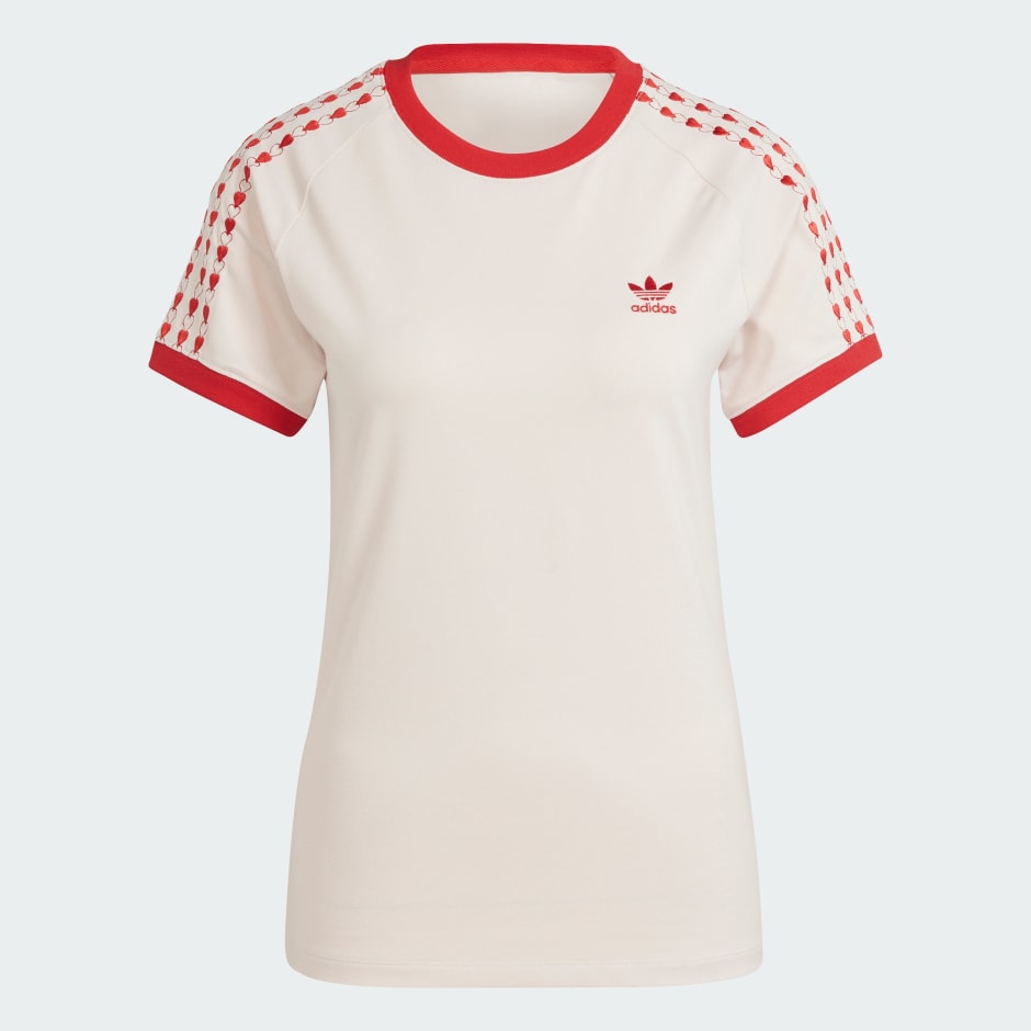 Clothing - Valentines Tee - Pink | adidas South Africa