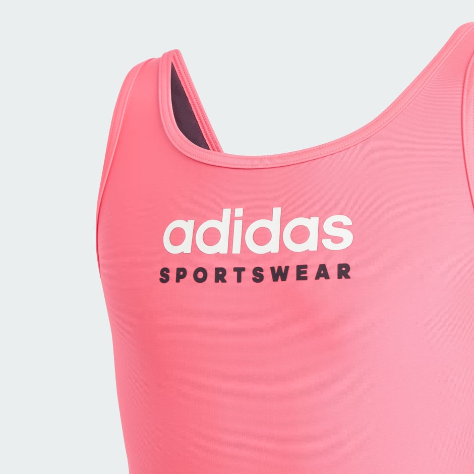 Costum de baie Sportswear cu spate în U, pentru copii