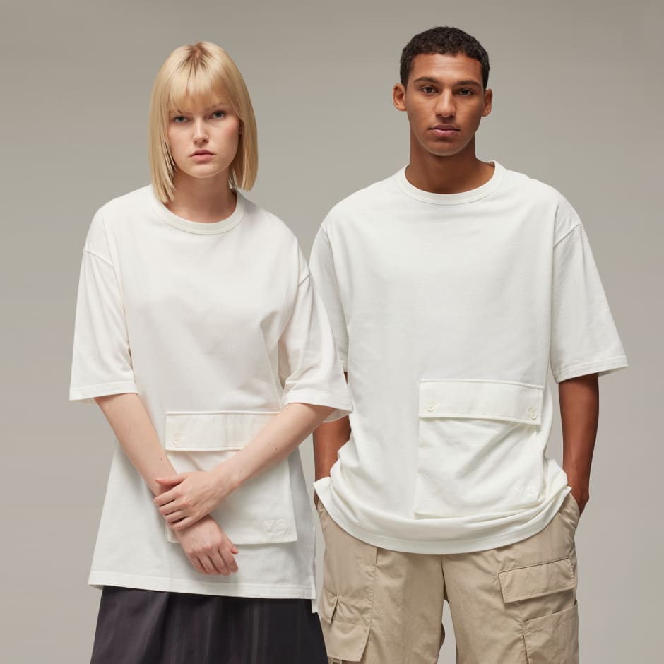 Y-3 Crepe Jersey Short Sleeve Pocket Tee