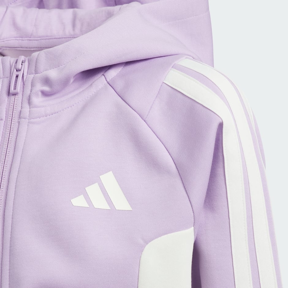 運動服兒童全幅拉鍊有帽衫運動服