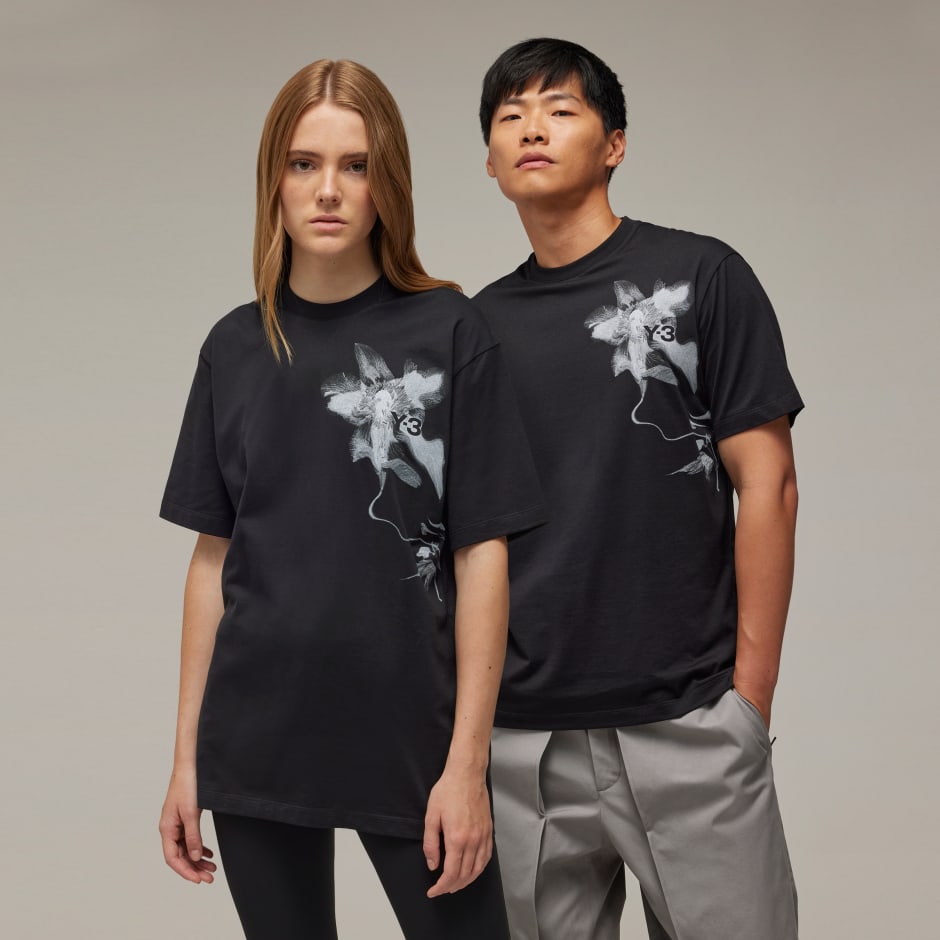All products - Y-3 Graphic Short Sleeve Tee - Black | adidas South Africa