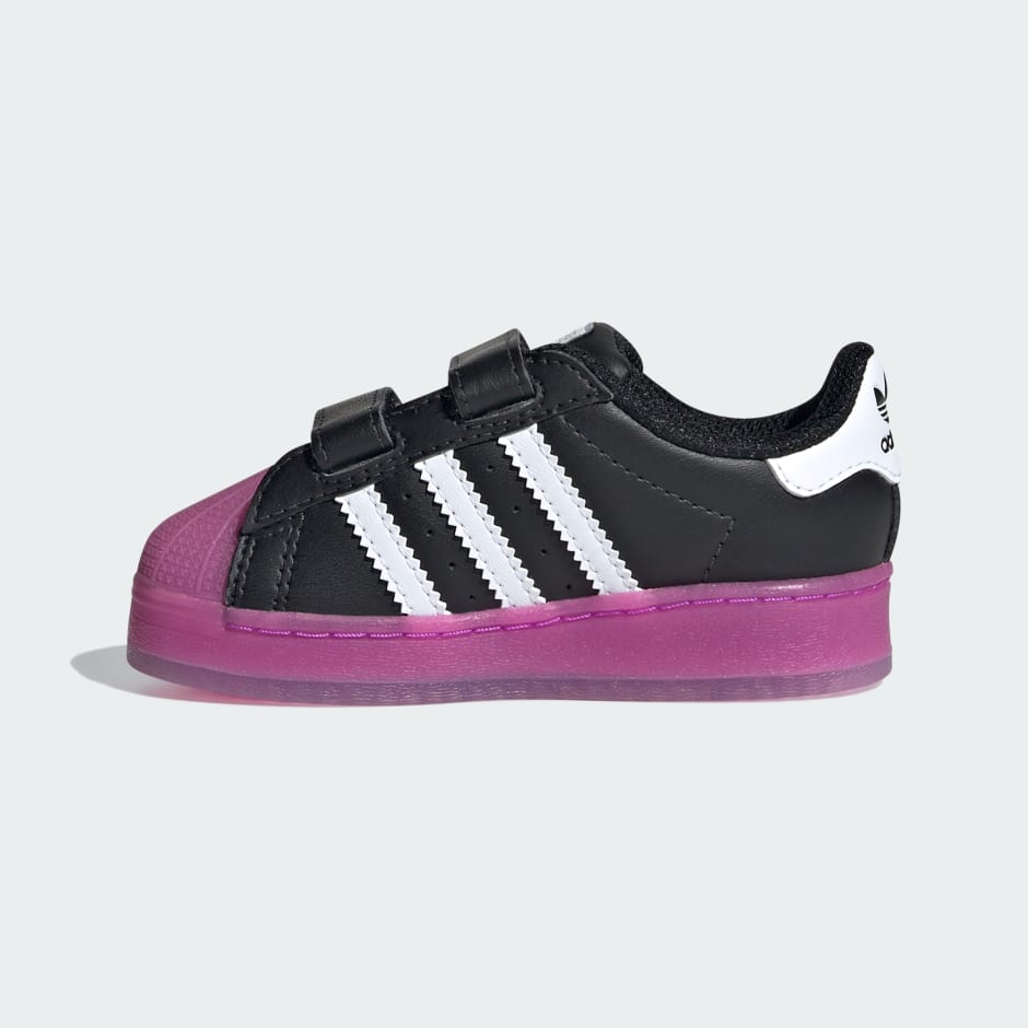 Boys black adidas superstar hotsell