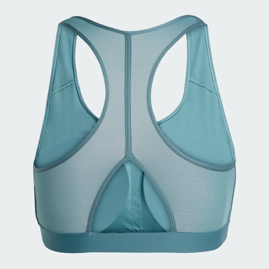 Powerreact Train Medium-Support 3-Stripes Bra