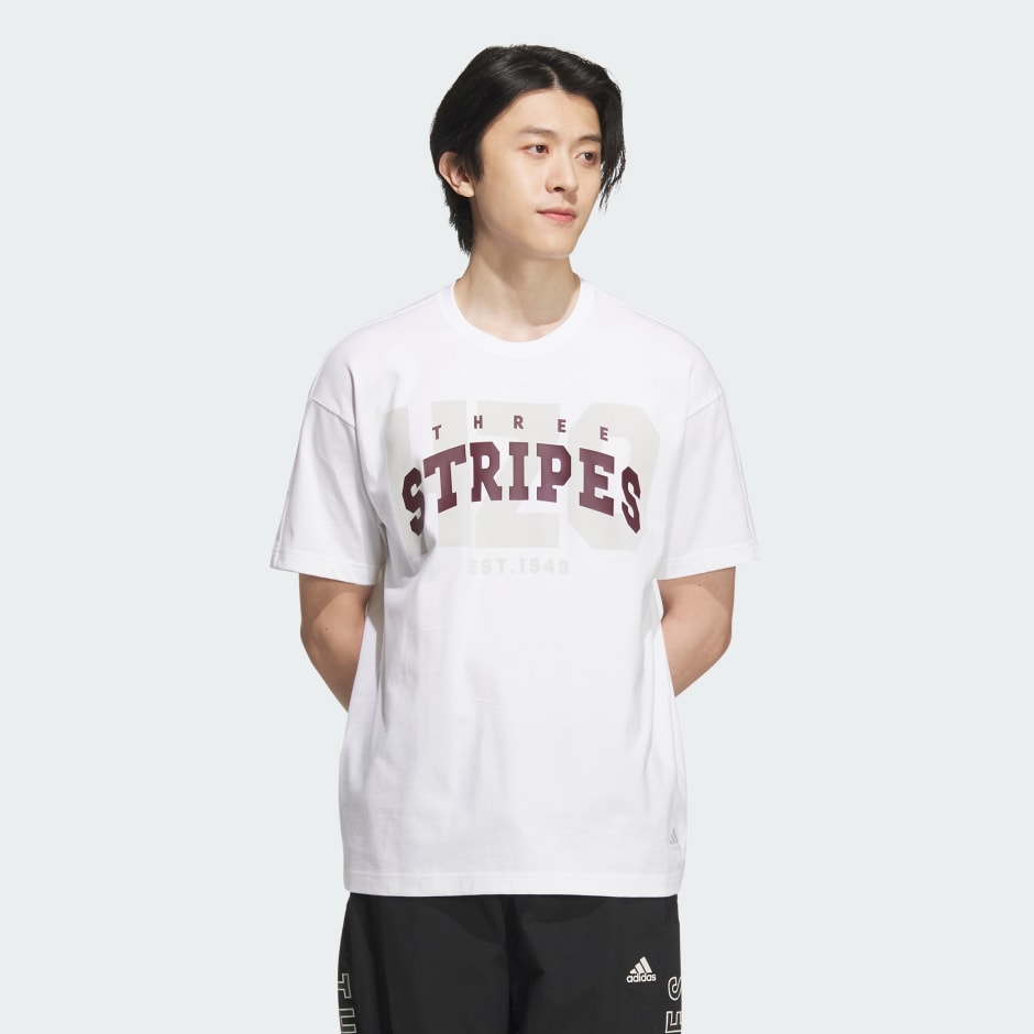 Adidas Collegiate Pack Loose Fit Single Jersey Short Sleeve Tee