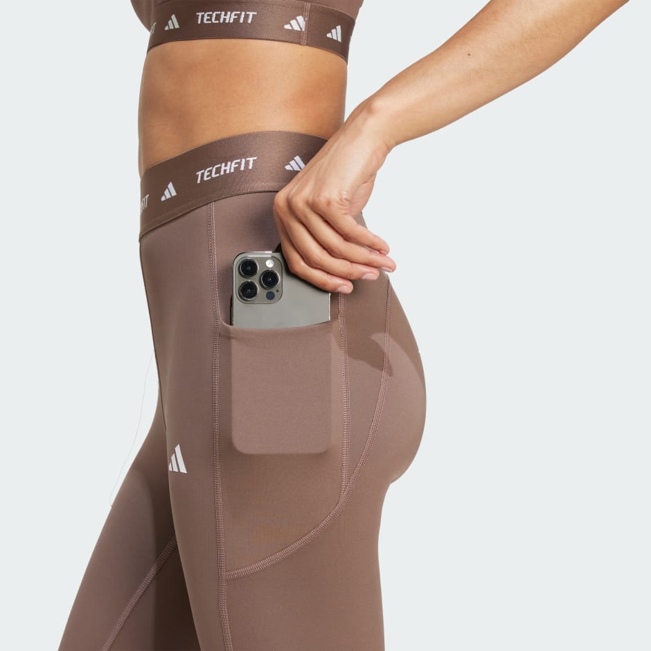 Colanți Techfit lungi, cu buzunar