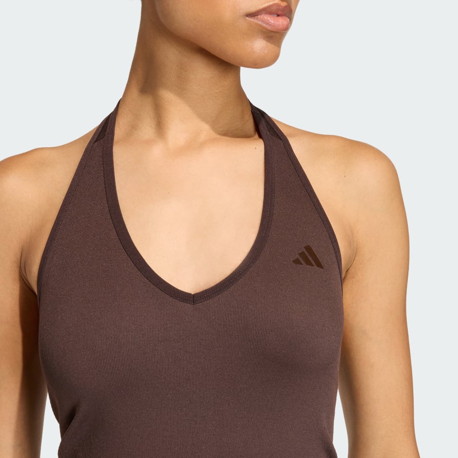 Tricou Workout Essentials Knit Halterneck