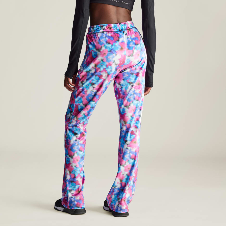 Pantaloni de trening din catifea adidas by Stella McCartney