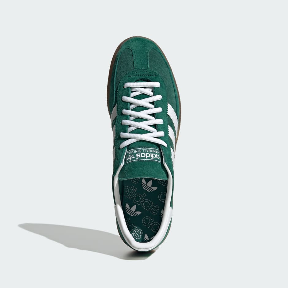 Adidas spezial white on sale green