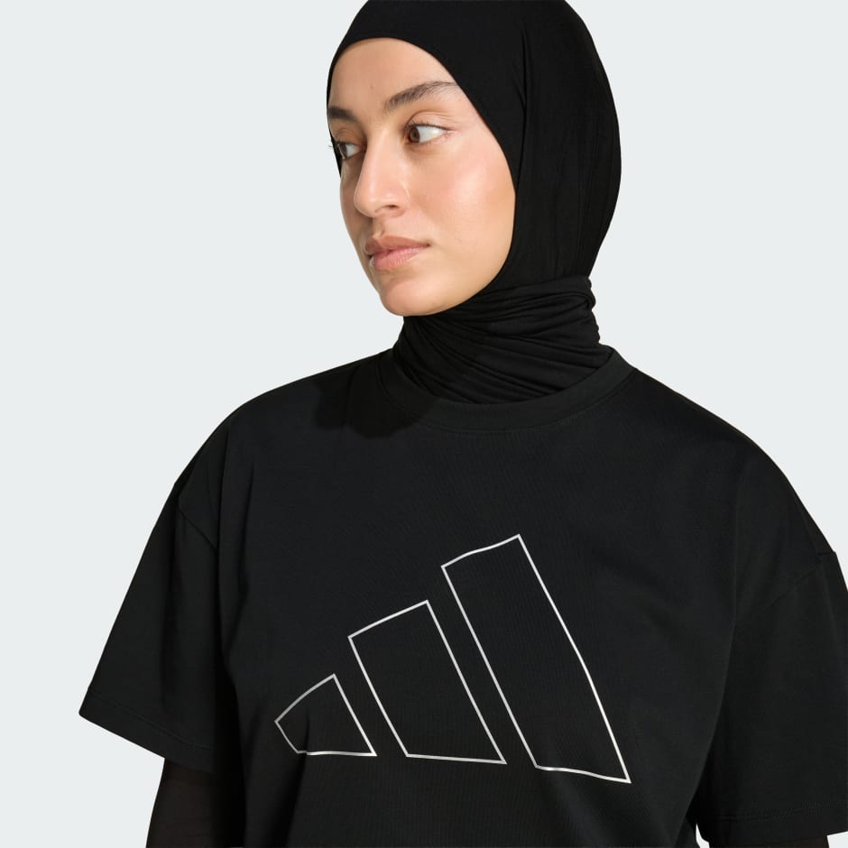 Camiseta Power Essentials Oversized con Logo