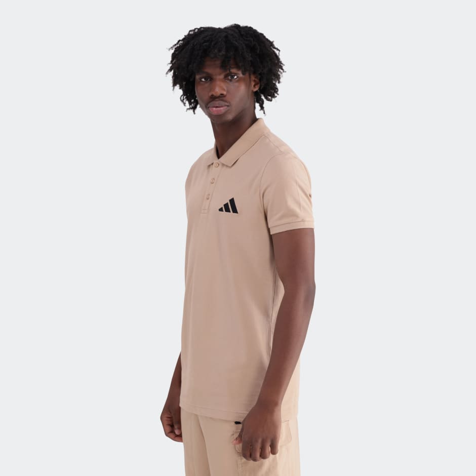 Essentials Small Logo Piqu&eacute; Polo Shirt