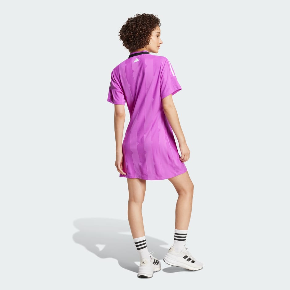 Tiro Cut 3-Stripes Jacquard Tee Dress