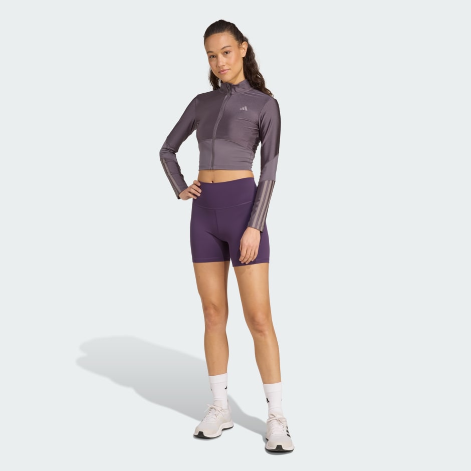 Hyperglam Shine Full-Zip Cover-Up