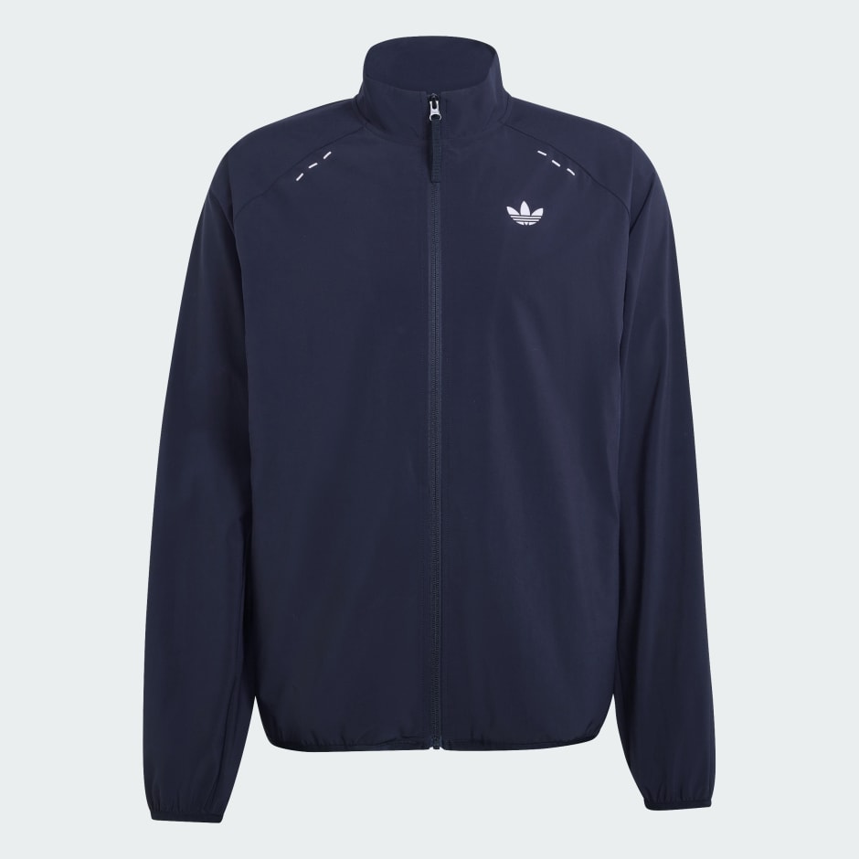 BLUZĂ DE TRENING CU GLUGĂ TECH TREFOIL ESSENTIALS FZ