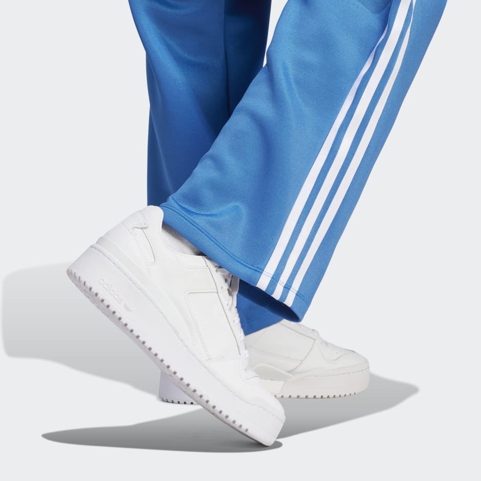 Adidas superstar track pants blue online