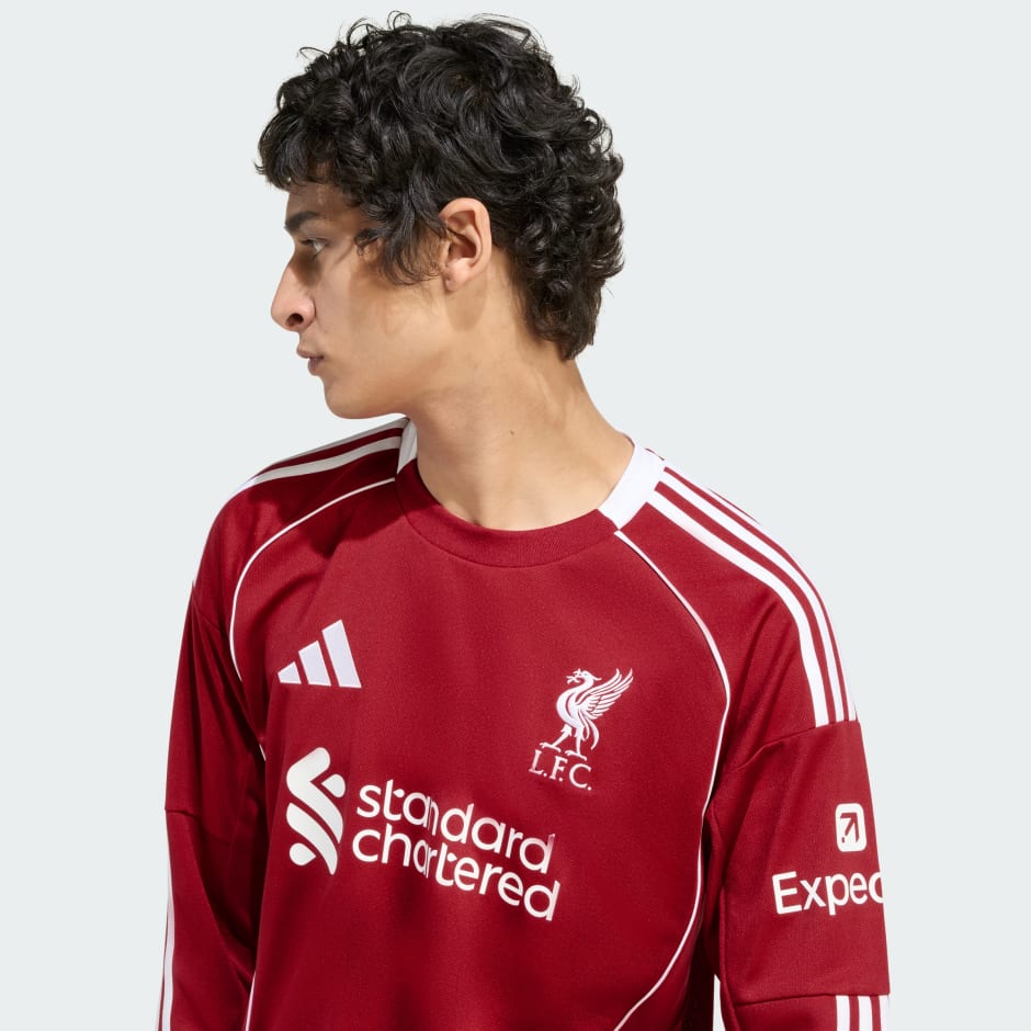 tricou cu m&acirc;necă lungă FC Liverpool 25/26 pentru meciuri pe teren propriu