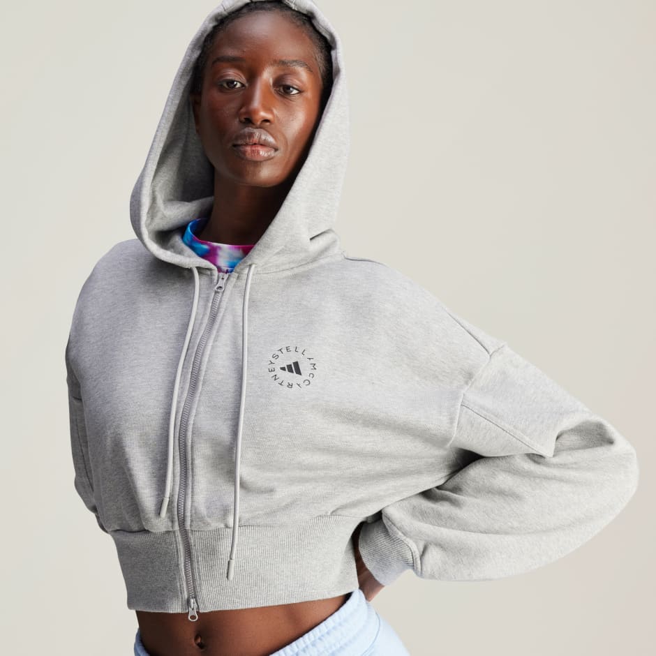 adidas by Stella McCartney Sportswear Cropped Hoodie